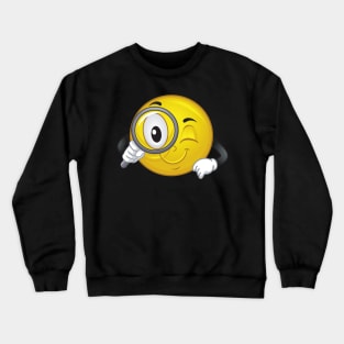 Detective Smiley Crewneck Sweatshirt